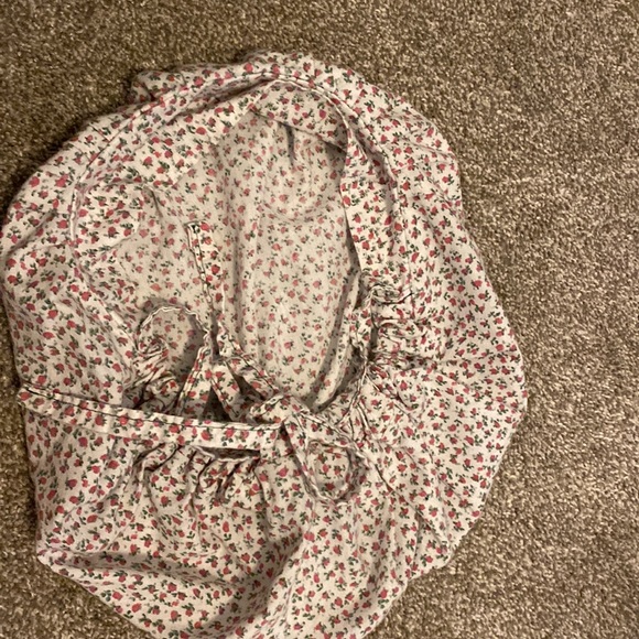 Set of 2 Surgical Bouffant caps Scrub Nurse Dog Cat Heart Roses Red Homemade hat - Picture 9 of 12